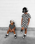 Biker Two Piece Set in Vintage Venice
