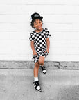 Biker Two Piece Set in Vintage Venice