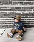 Rebel Cargo Pant in Dark Khaki