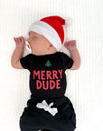 Merry Dude Tree Onsie