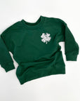 Lucky Jersey Style Child Waffle Sleeve Sweatshirt