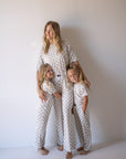 Women's Boxy Tee Lounge Set | Checkerboard