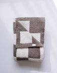 Plush Blanket | Mushroom Checkerboard