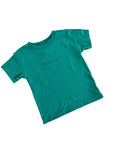 Lucky One Embroidered Child Tee - Green Thread