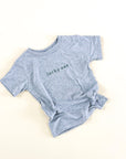 Lucky One Embroidered Child Tee - Green Thread