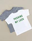 Pushing My Luck Child Tee - Green Design