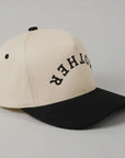 Mother Upside Down Lettering Embroidered Cap
