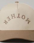 Mother Upside Down Lettering Embroidered Cap