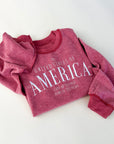 America Vintage Embroidered Sweatshirt