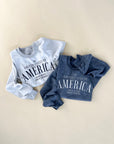 America Vintage Embroidered Sweatshirt