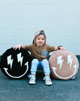 Tan Smiley Plush
