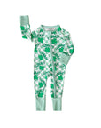 Bamboo Zip Romper | Lucky Shamrock