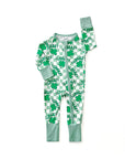 Bamboo Zip Romper | Lucky Shamrock