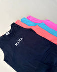 Mama Simple Print Neon Tank