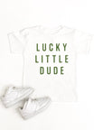 Lucky Little Dude Tee - Olive Design