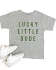 Lucky Little Dude Tee - Olive Design