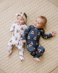 Bamboo Zip Romper | Bear Vibes
