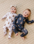 Bamboo Zip Romper | Bear Vibes