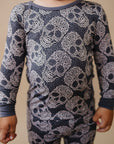 Bamboo Two Piece Set | Leopard Skull