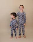 Bamboo Two Piece Set | Leopard Skull