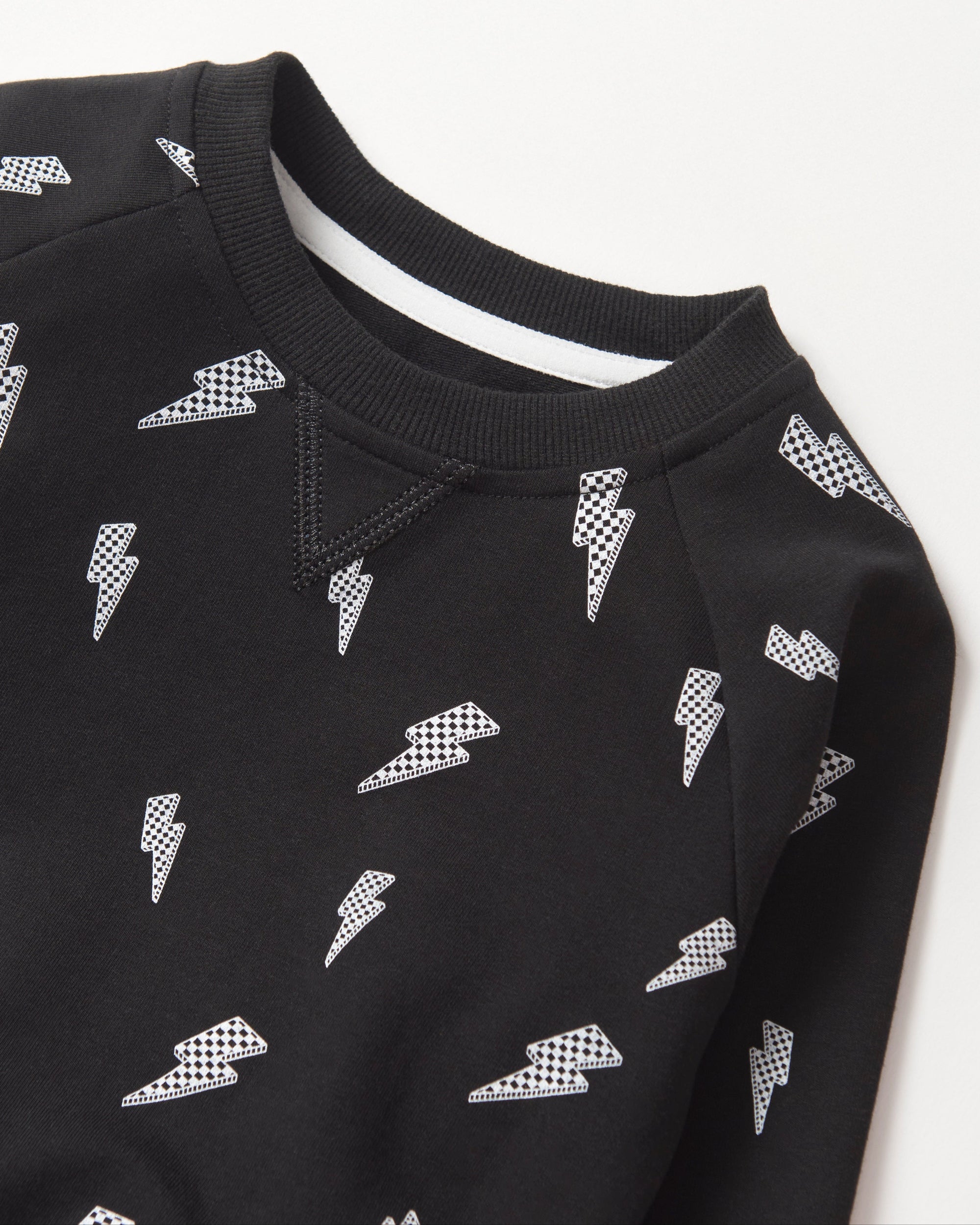 Lightning Bolt Pullover - Black