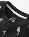 Lightning Bolt Pullover - Black