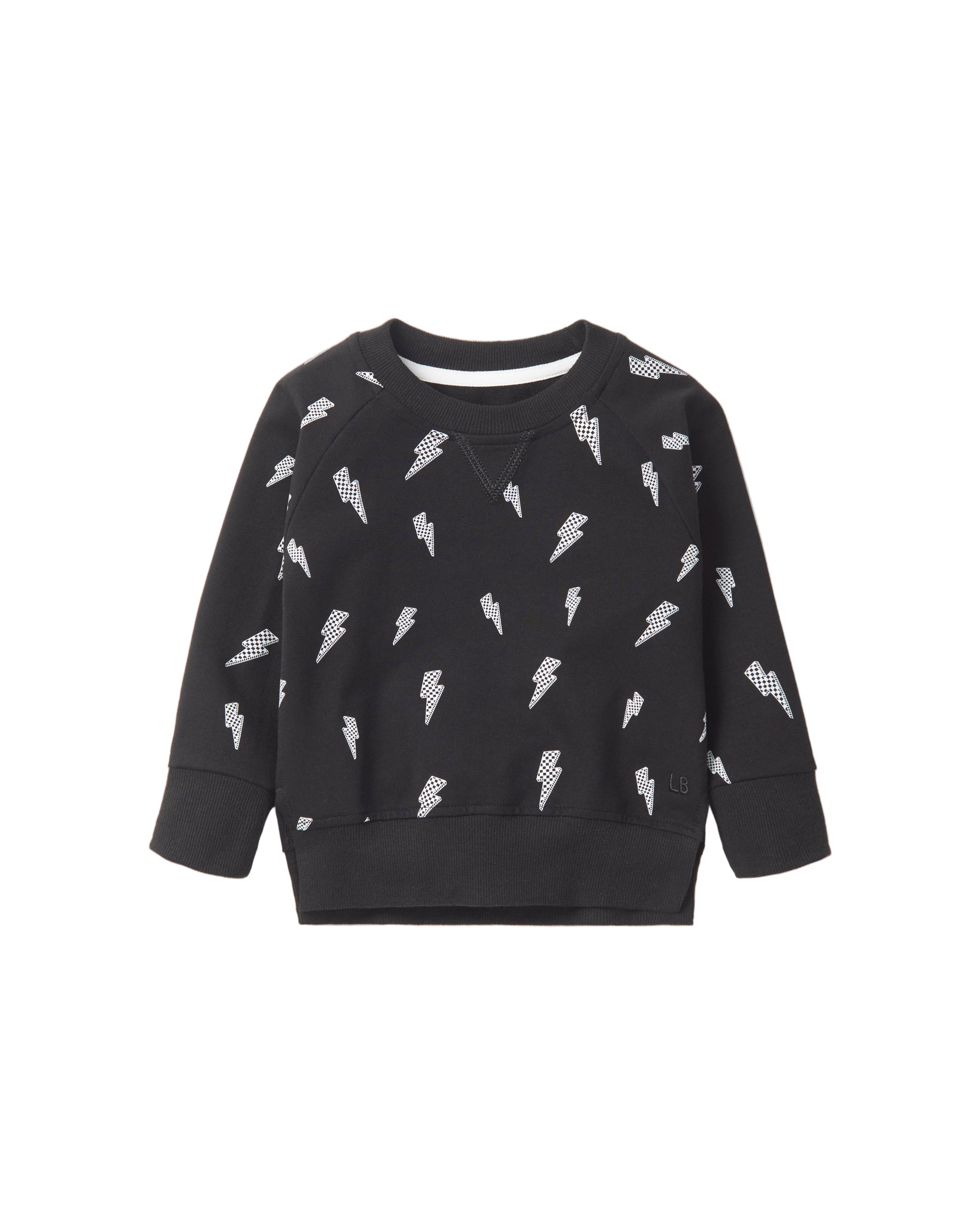 Lightning Bolt Pullover - Black
