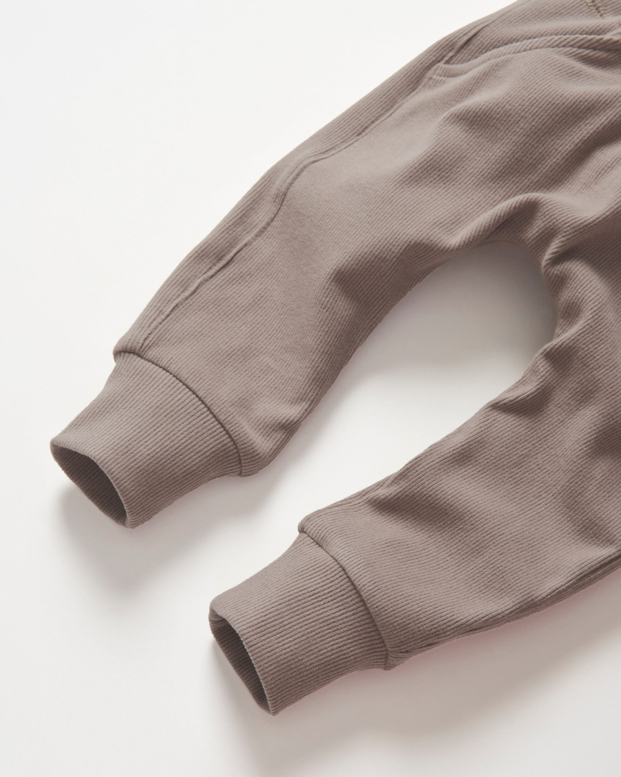 Ribbed Jogger - Mushroom