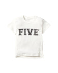5th Birthday Elevated Tee - White