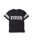 Varsity 4th Birthday Elevated Tee - Black