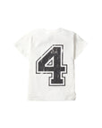 4th Birthday Elevated Tee - White