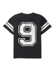 Varsity 9th Birthday Elevated Tee - Black