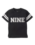 Varsity 9th Birthday Elevated Tee - Black