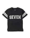 Varsity 7th Birthday Elevated Tee - Black
