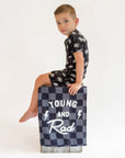 Bamboo Shorts Set | Palm Style Black