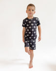 Bamboo Shorts Set | Palm Style Black