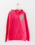 Mom Group Dropout Hoodie - Hot Pink