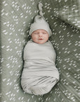 Sage Bamboo Newborn Knot Hat