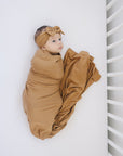 Mustard Bamboo Stretch Swaddle