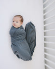 Charcoal Bamboo Stretch Swaddle