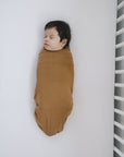Mustard Bamboo Stretch Swaddle