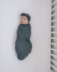Charcoal Bamboo Stretch Swaddle