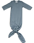 Dusty Blue Bamboo Knot Gown