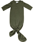 Olive Bamboo Knot Gown