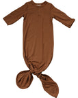 Rust Bamboo Knot Gown