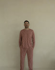Men's Bamboo Pajamas | Red Gingham