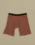 Men's Bamboo Boxers (3 Pack) Red Gingham, Candy Cane & Santa Checkerboard