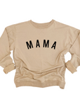 Curved Mama Essential Crewneck - Black Design