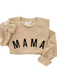 MWM Mama Curved Adult Crewneck - Black Design