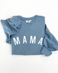 MWM Mama Curved Adult Crewneck - White Design